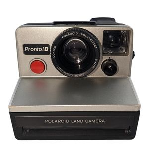 *Vintage* POLAROID SX-70 PRONTO B SILVER INSTANT FILM CAMERA
